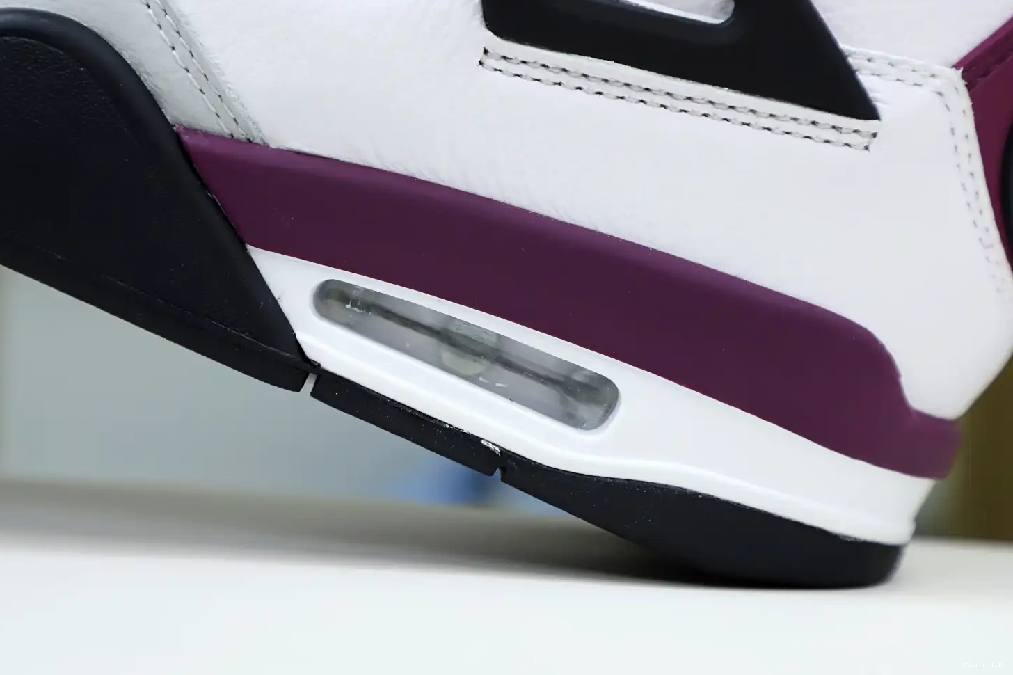 X JORDAN JORDAN AIR 4 SAINT-GERMAIN 'BORDEAUX' PARIS Kimikick RETRO AIR 0727